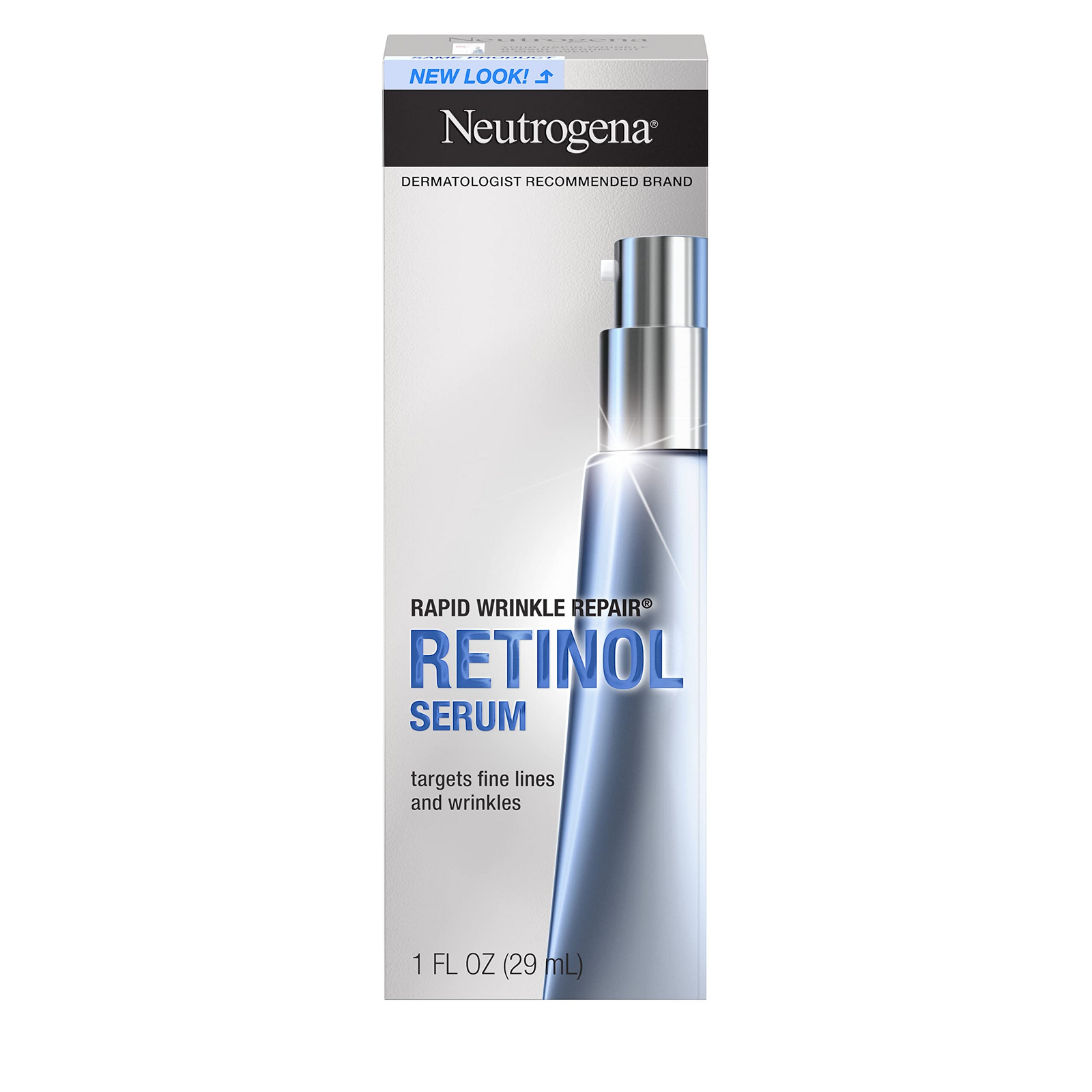 Facial Cleansers: Neutrogena Rapid Wrinkle Repair Retinol Anti Ageing Serum 29ml
