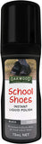 Oakwood 75ml School Shoes Instant Liquid Polish Black Shine