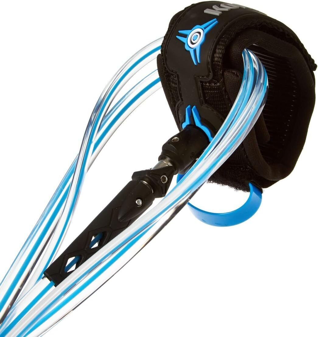 Men's Swimwear: Komunity 6FT Naked Elliptical Cord Leash Surfboard Legrope Leash Surf Surfing Leg Rope