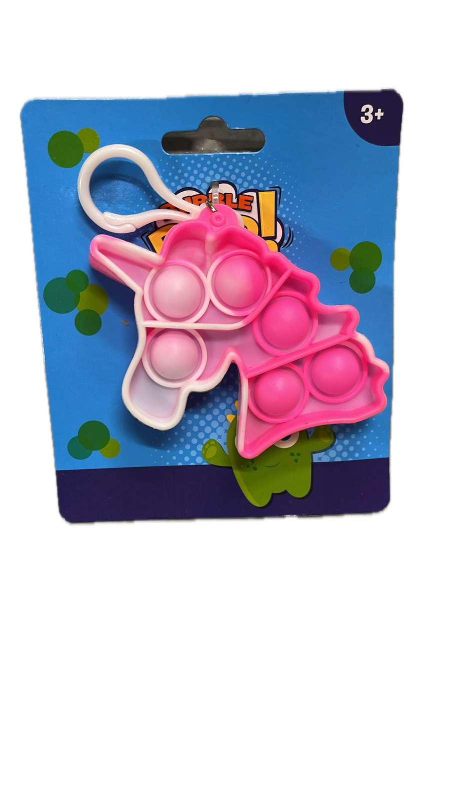 Activity Toys: Push Bubble Pop It Fidget Keyring Squeeze Toy Sensory Silicone Stress Reliever