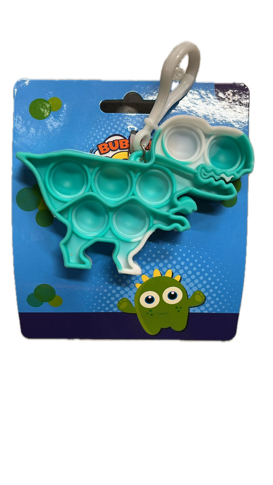Activity Toys: Push Bubble Pop It Fidget Keyring Squeeze Toy Sensory Silicone Stress Reliever