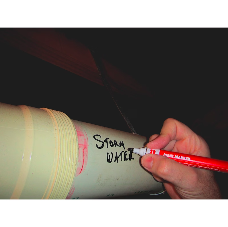 Pens & Pencils: 1 Pack of 12 Wurth Paint Markers Drawing Pens - Assorted Black Red White Yellow