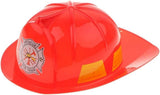 Costumes & Accessories: KIDS FIREMAN HAT Firemans Helmet Costume Dress Up Party Red Plastic Halloween Cap