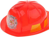 Costumes & Accessories: KIDS FIREMAN HAT Firemans Helmet Costume Dress Up Party Red Plastic Halloween Cap