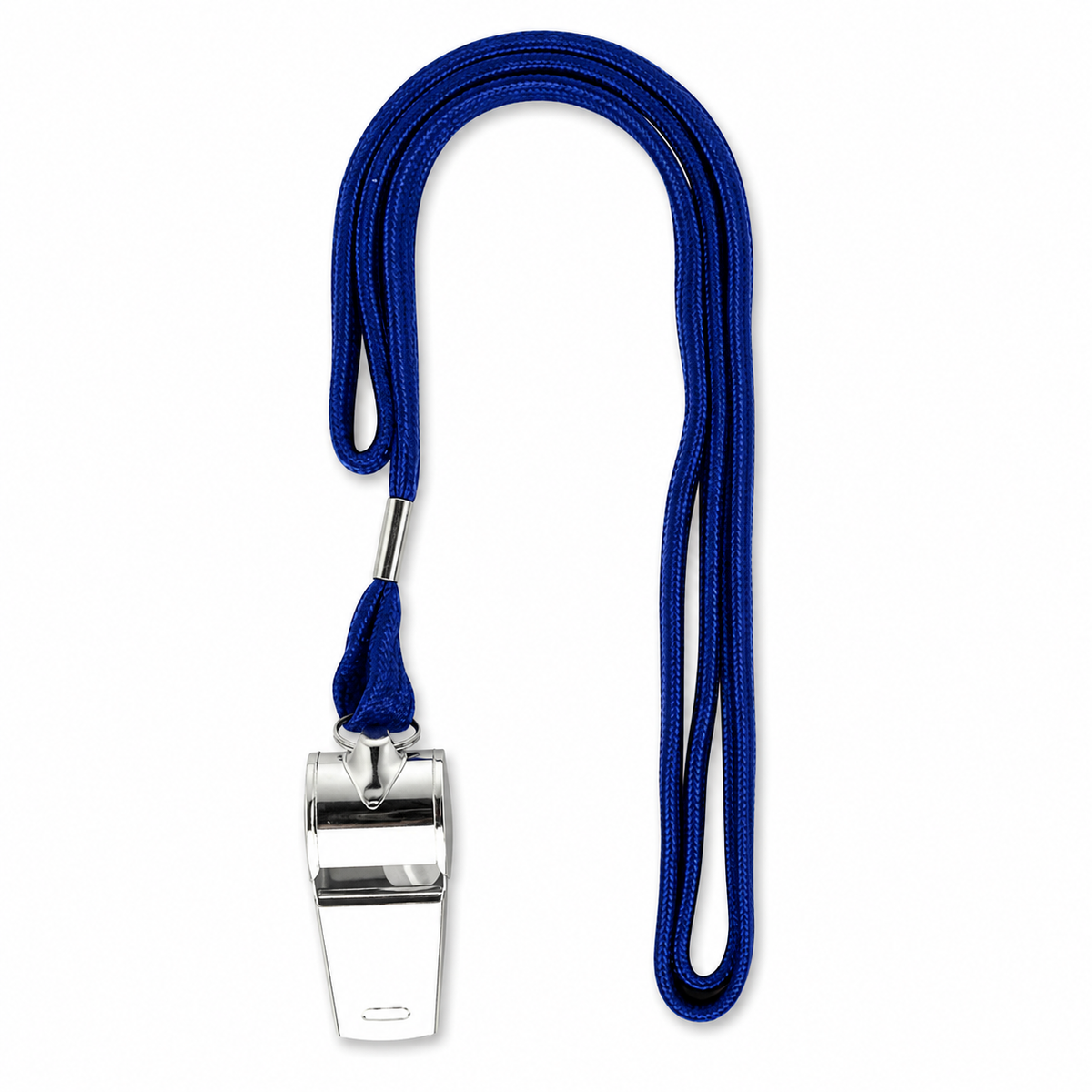 Metal Whistle w/ Neck Cord Sports Referee Indoor Outdoor