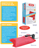 Supports & Braces: HOTPOD Electric Hot Pack Water Bottle Reheat-able Pillow Pad Sleep Aid - Safety Approved