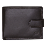 Men's Accessories: Futura Mens RFID Leather Coin Fold Over Wallet - Brown