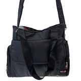 Baby Health & Grooming Kits: FIB Baby Nappy Bag Diaper Maternity Milk Mummy Changing Travel Tote - Black