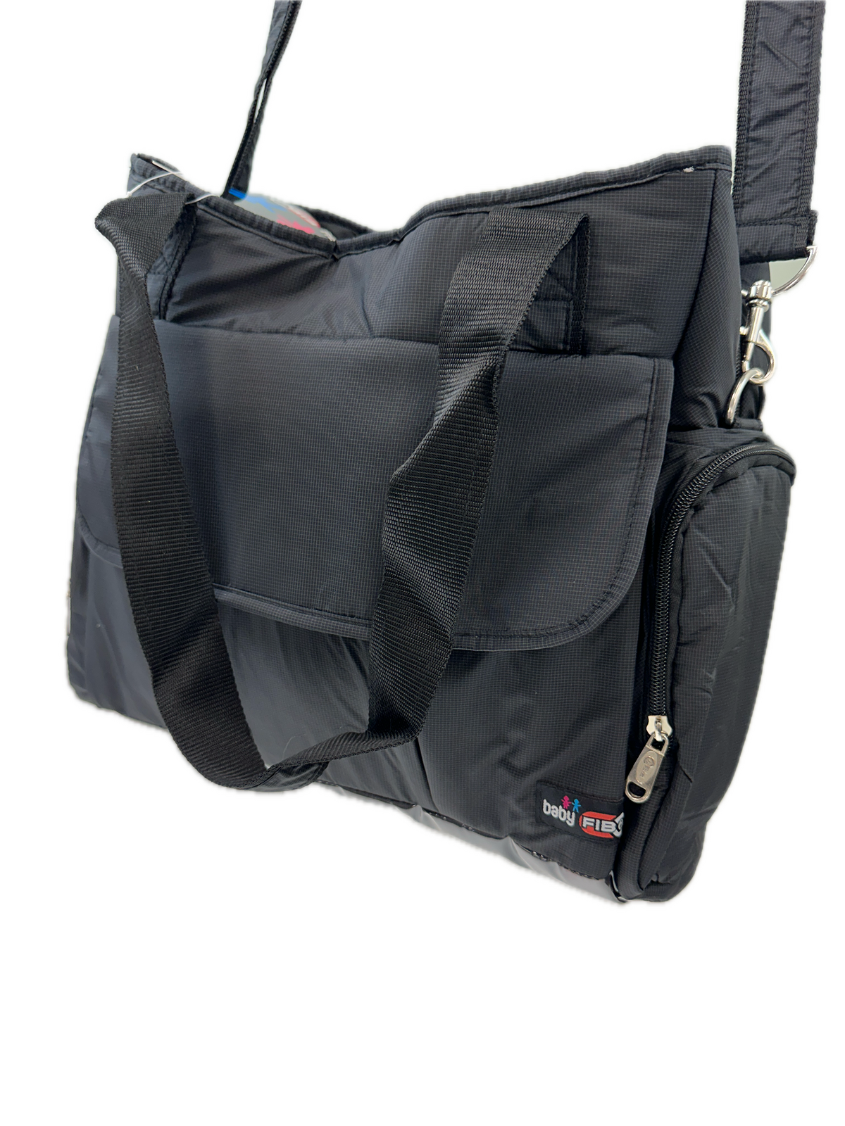 Baby Health & Grooming Kits: FIB Baby Nappy Bag Diaper Maternity Milk Mummy Changing Travel Tote - Black