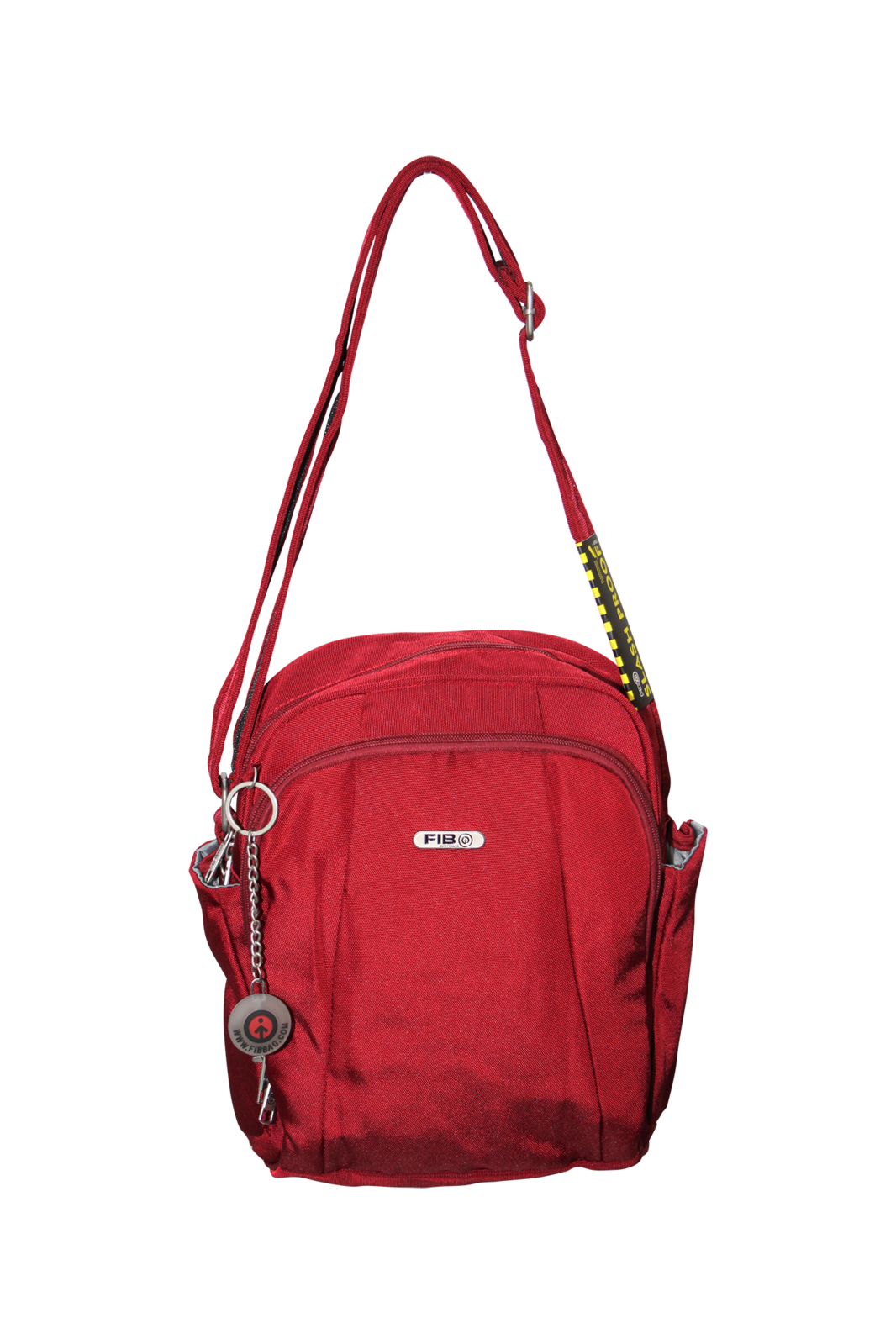 Men's Accessories: FIB Mens Tablet Crossover Bag Shoulder Strap Crossbody Satchel Travel - Burgundy