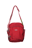 Men's Accessories: FIB Mens Tablet Crossover Bag Shoulder Strap Crossbody Satchel Travel - Burgundy