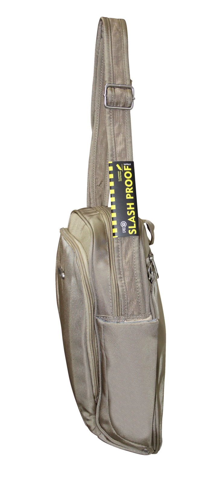 Men's Accessories: FIB Mens Tablet Crossover Travel Wallet Crossbody Shoulder Bag - Sand