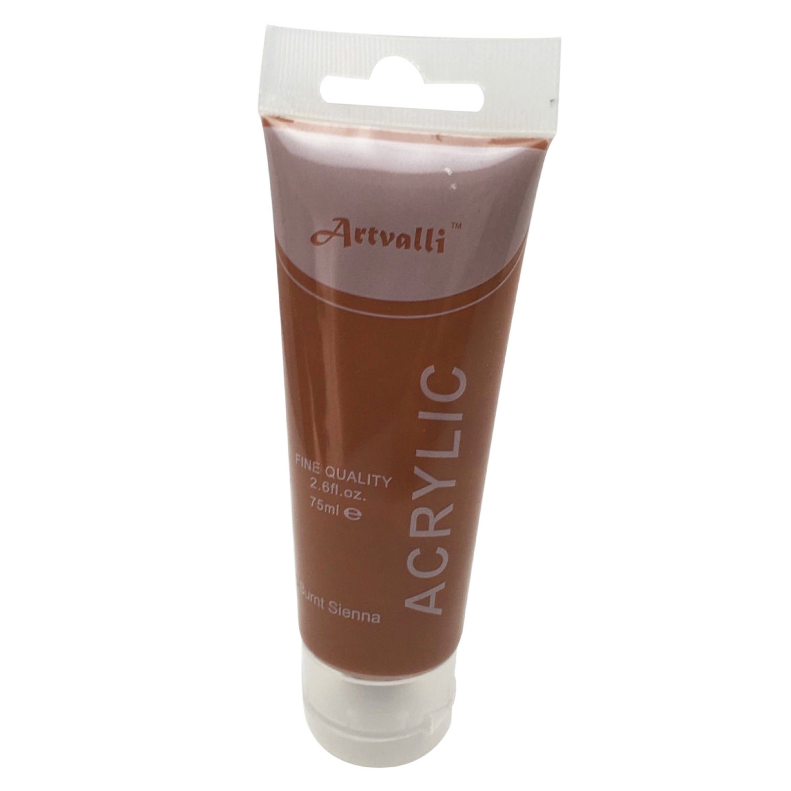 Arts & Crafts: ARTISTS ACRYLIC PAINT Craft 75ml Tube Non Toxic Paints Water Based - Burnt Sienna
