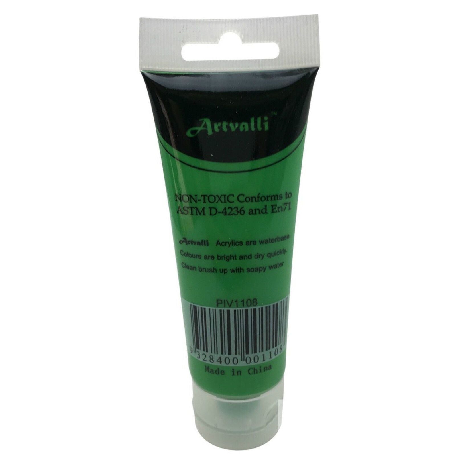 Acrylic Paint 75ml Tube Water Based Non Toxic Artist Craft - Light Green