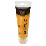 Acrylic Paint 75ml Tube Water Based Non Toxic Artist Craft - Medium Yellow