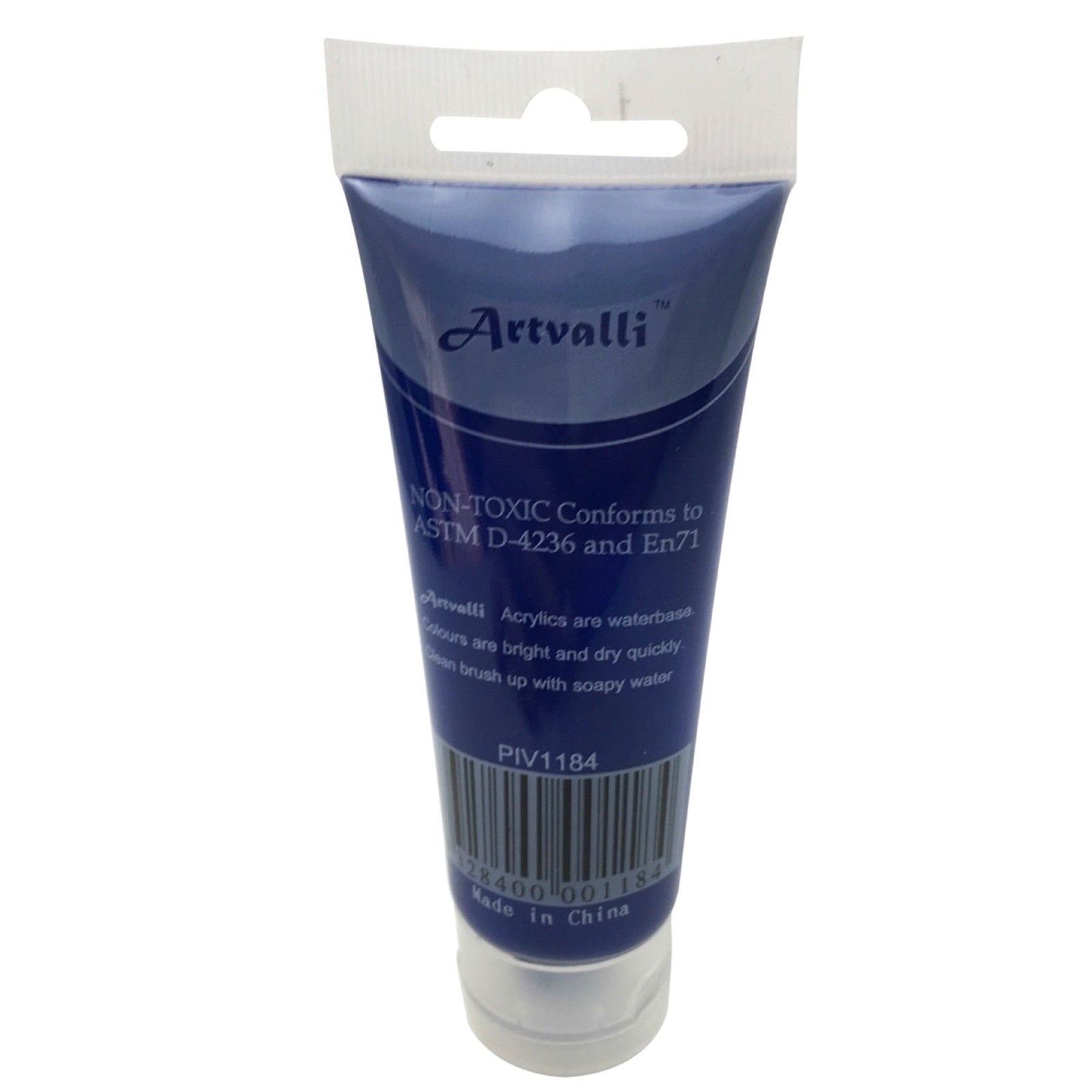 Arts & Crafts: ARTISTS ACRYLIC PAINT Craft 75ml Tube Non Toxic Paints Water Based - Phthalo Blue