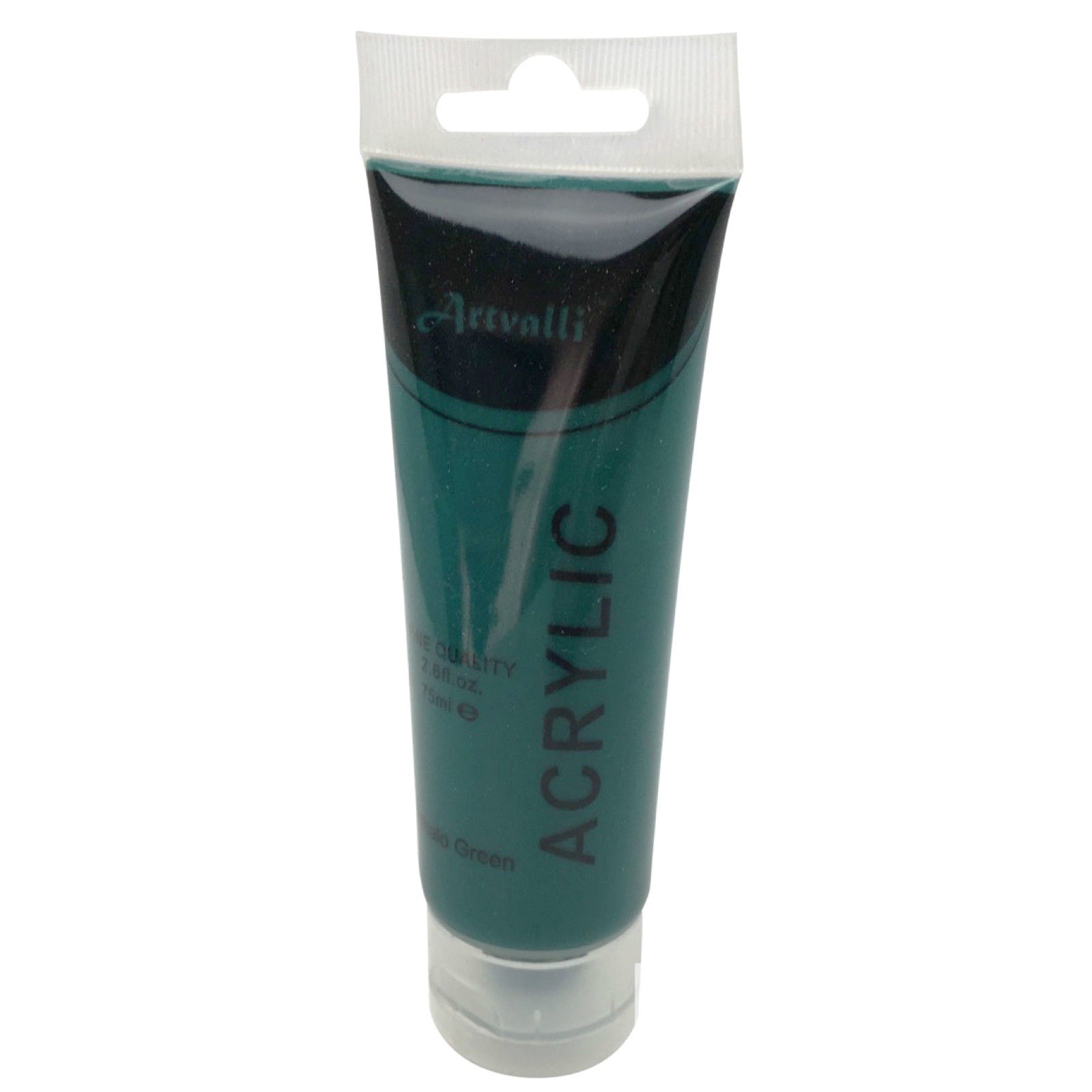 Arts & Crafts: ARTISTS ACRYLIC PAINT Craft 75ml Tube Non Toxic Paints Water Based - Phthalo Green