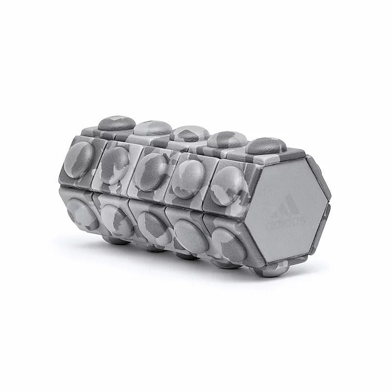Gym Equipment & Accessories: Adidas Mini Textured Foam Roller Recovery Gym Fitness Sport Physio - Grey Camo
