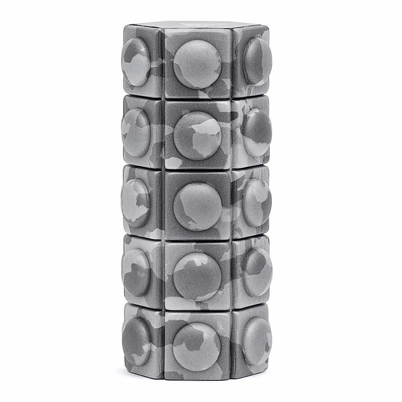 Gym Equipment & Accessories: Adidas Mini Textured Foam Roller Recovery Gym Fitness Sport Physio - Grey Camo