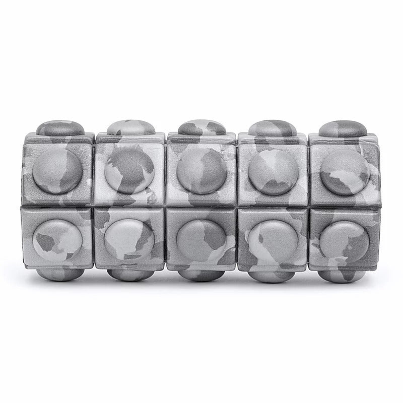 Gym Equipment & Accessories: Adidas Mini Textured Foam Roller Recovery Gym Fitness Sport Physio - Grey Camo