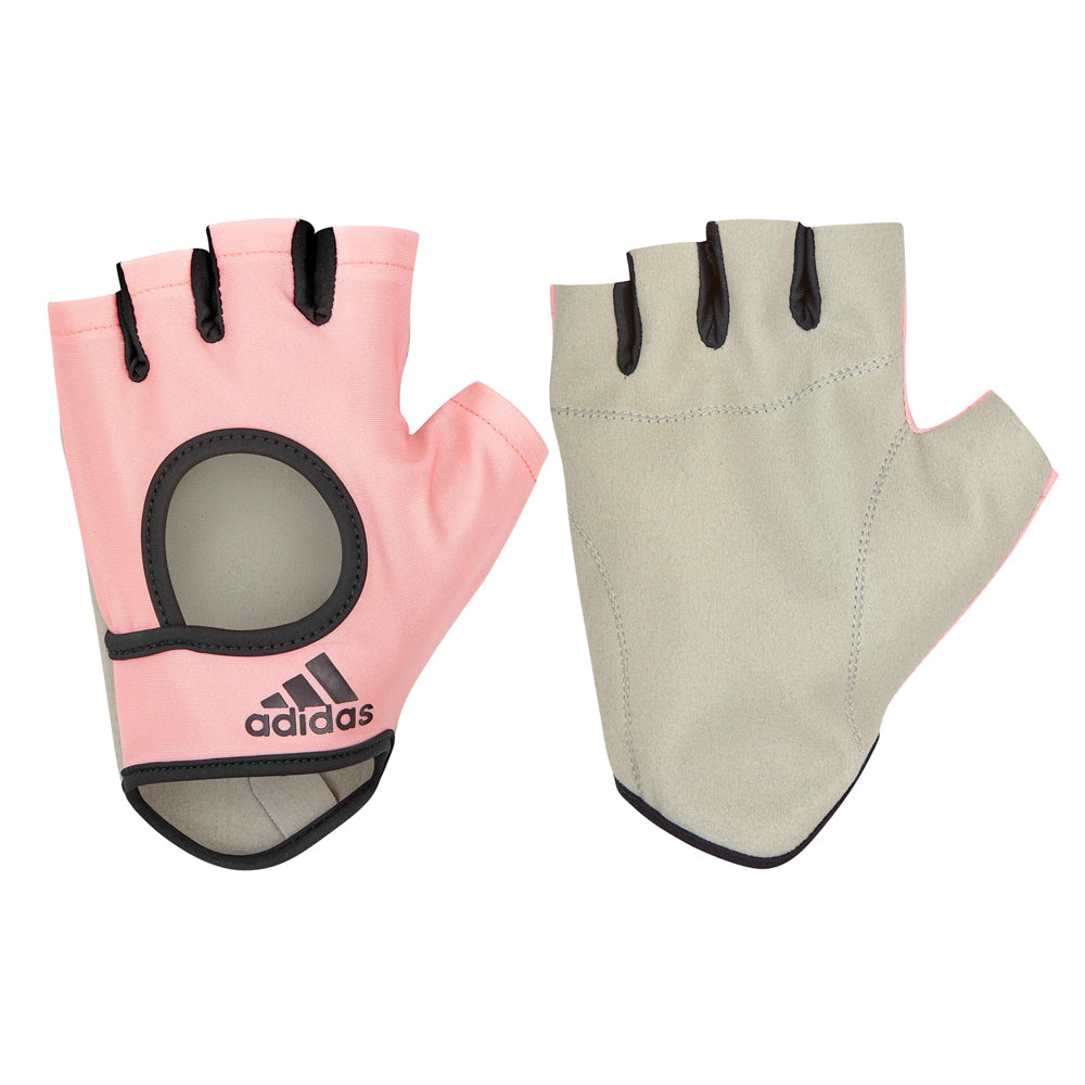 Weightlifting Gloves & Hand Supports: Adidas Womens Essential Gym Gloves Sports Weight Lifting Training - Pink - X-Large