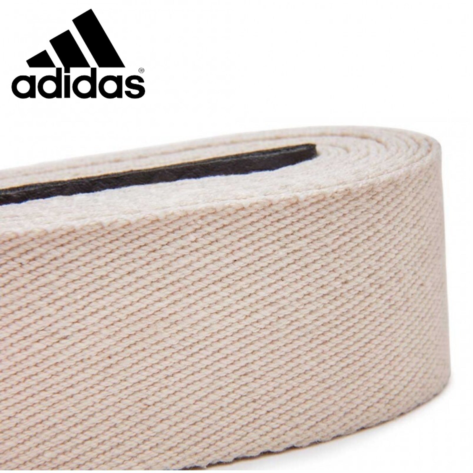 Gym Equipment & Accessories: 2pc Set Adidas Stretch Assist Band Looped + Yoga Strap 2.5m Long Adjustable Belt