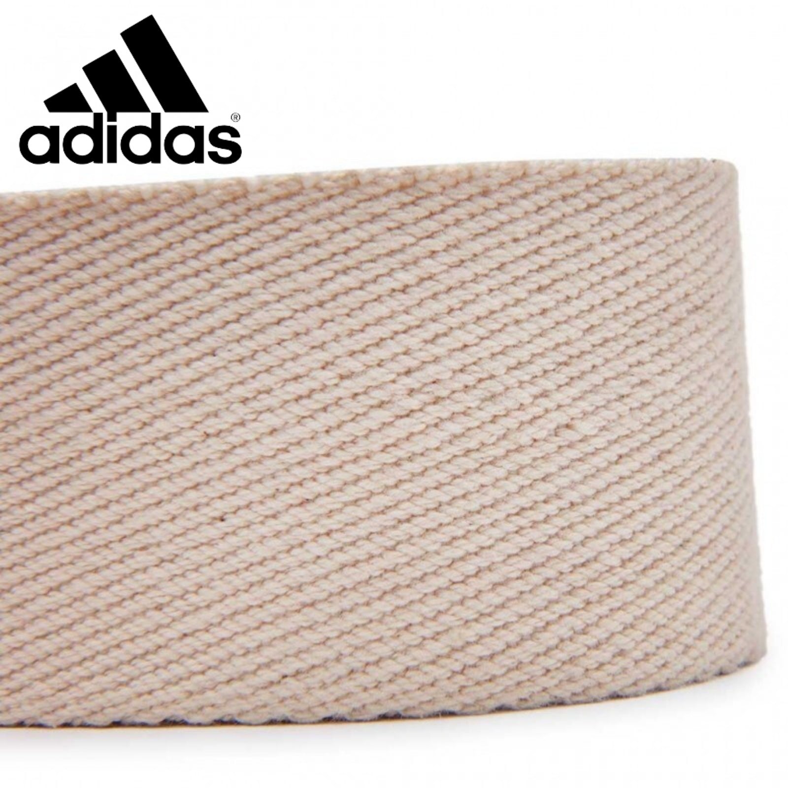 Gym Equipment & Accessories: 2pc Set Adidas Stretch Assist Band Looped + Yoga Strap 2.5m Long Adjustable Belt