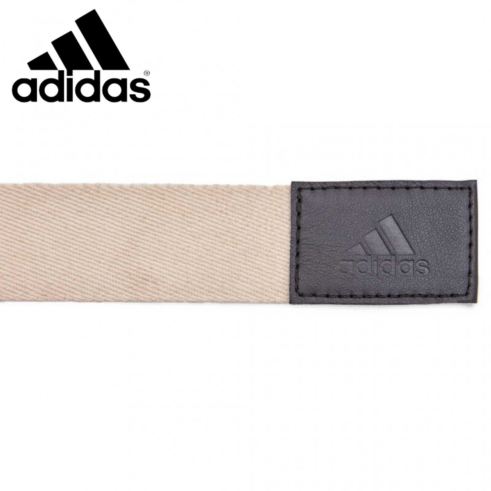Gym Equipment & Accessories: 2pc Set Adidas Stretch Assist Band Looped + Yoga Strap 2.5m Long Adjustable Belt