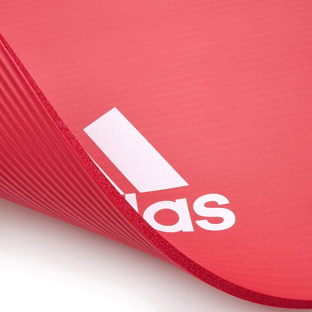 Gym Equipment & Accessories: Adidas Fitness Mat 7mm Exercise Training Floor Gym Yoga Judo Pilates  - Red