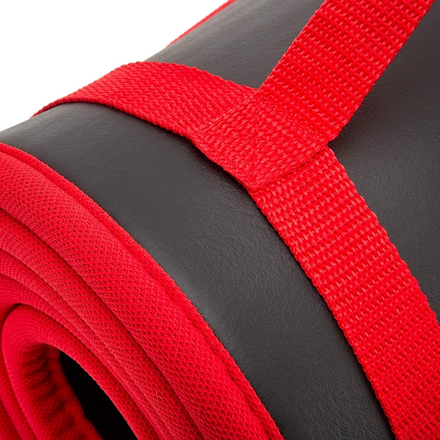 Gym Equipment & Accessories: Adidas Training 10mm Exercise Floor Mat Gym Thick Yoga Fitness Judo Pilates - Black/Red