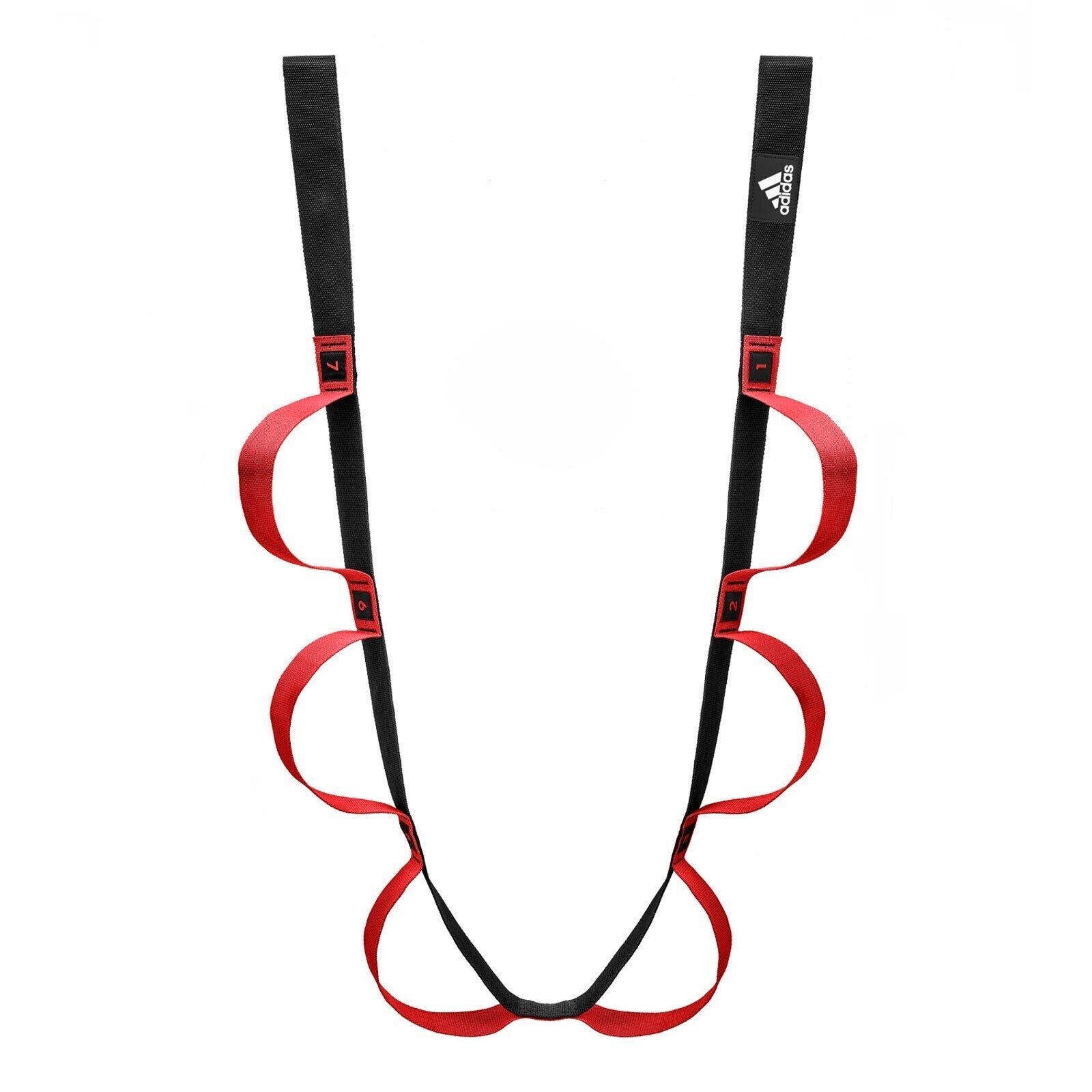 Gym Equipment & Accessories: Adidas Stretch Assist Band Looped Warm Up Warmup Pre-Workout - Red/Black