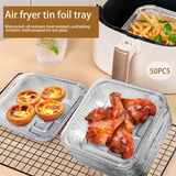 Storage Boxes: 48x Deep Foil Aluminium Disposable Food Container Trays Pans Baking Roast Bulk 33x27x11cm