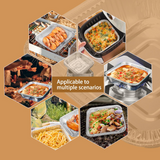 Storage Boxes: 48x Deep Foil Aluminium Disposable Food Container Trays Pans Baking Roast Bulk 33x27x11cm