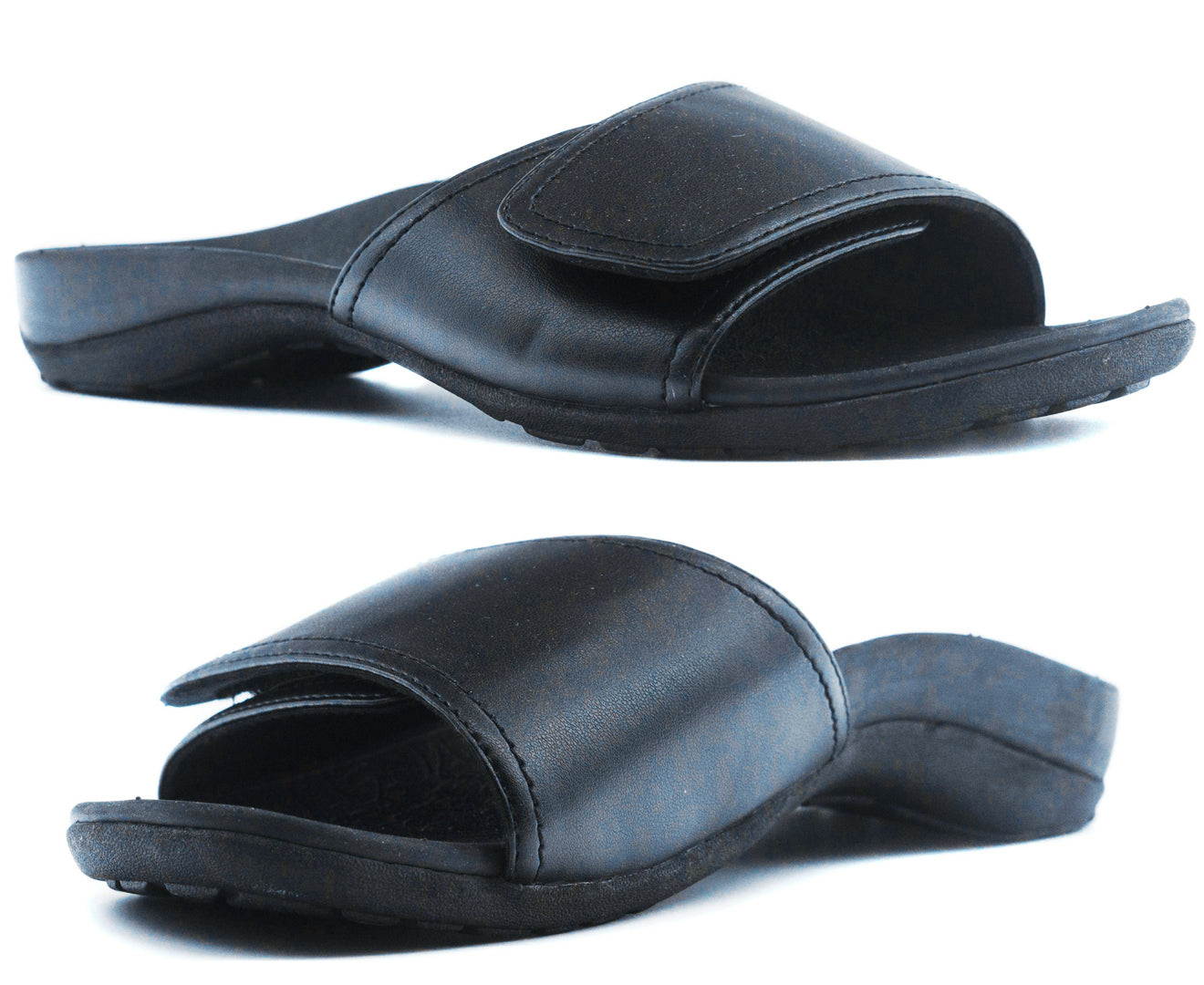 Men's Thongs & Sandals: Axign Orthotic Slides Slip On Thongs Slippers Flip Flops - Black - EUR 43 (Mens UK10/Ladies US12)