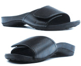 Men's Thongs & Sandals: Axign Orthotic Slides Slip On Thongs Slippers Flip Flops - Black - EUR 43 (Mens UK10/Ladies US12)