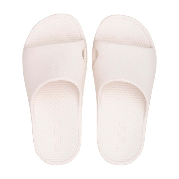 Archline Rebound Orthotic Slides Flip Flop Thongs Slip On Arch Support - White - Euro 37