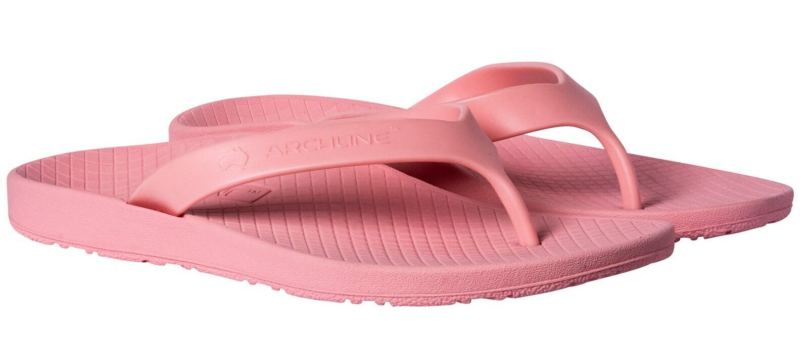 Men's Thongs & Sandals: ARCHLINE Orthotic Thongs Arch Support Shoes Flip Flops - Pastel Pink - EUR 41