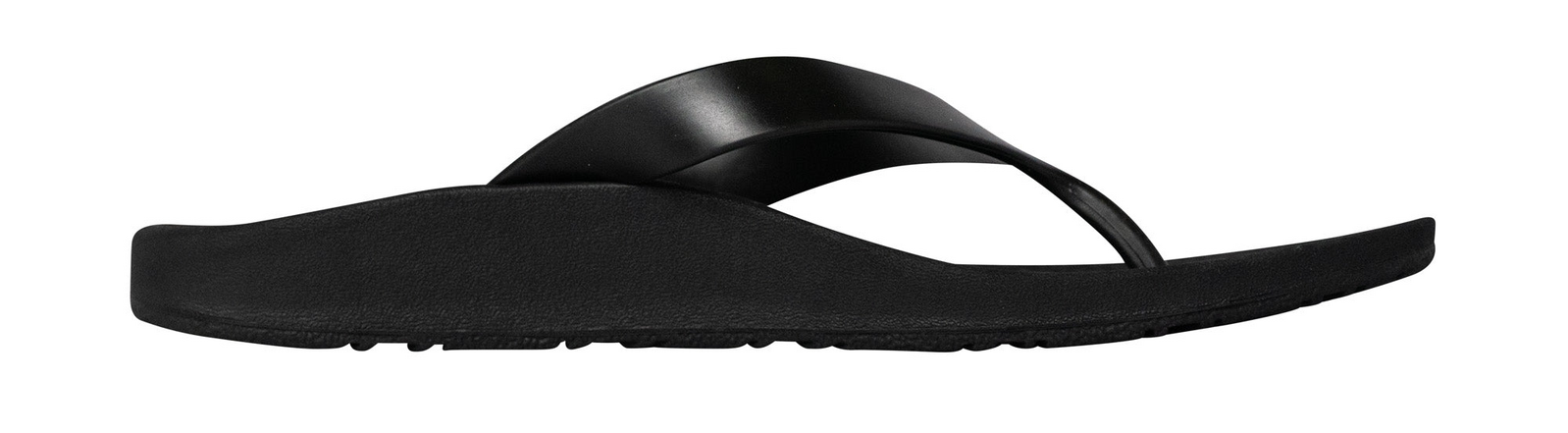 ARCHLINE Orthotic Thongs Arch Support Shoes Footwear Flip Flops Orthopedic - Black/Black - EUR 42
