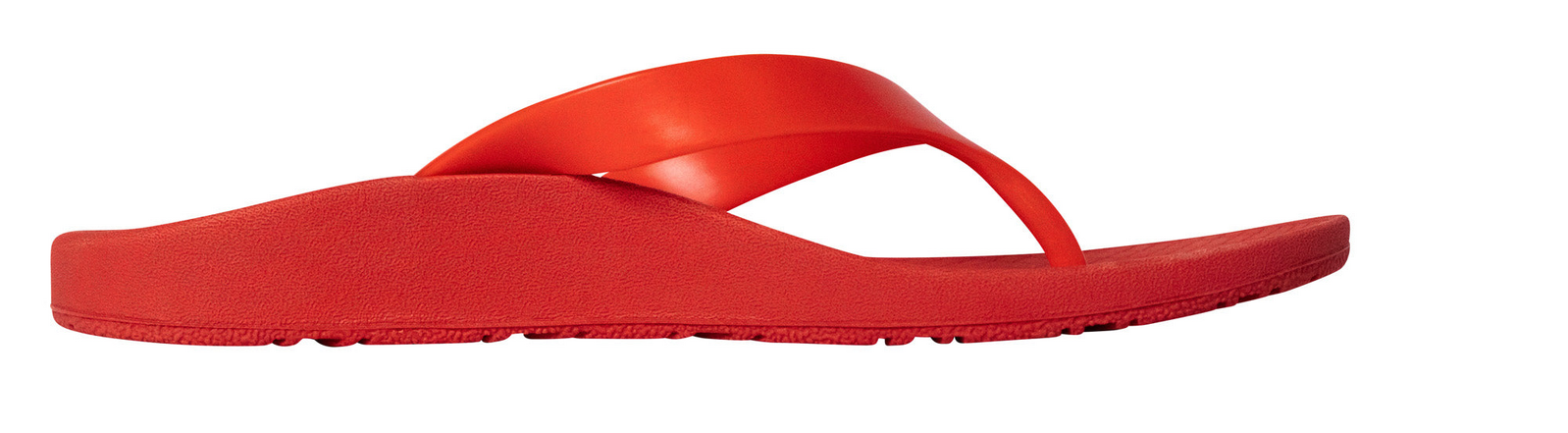ARCHLINE Orthotic Thongs Arch Support Shoes Footwear Flip Flops Orthopedic - Red/Red  - EUR 44