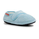 ARCHLINE Orthotic Plus Slippers Closed Scuffs Pain Relief Moccasins - Baby Blue - EU 38