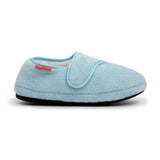 ARCHLINE Orthotic Plus Slippers Closed Scuffs Pain Relief Moccasins - Baby Blue - EU 42