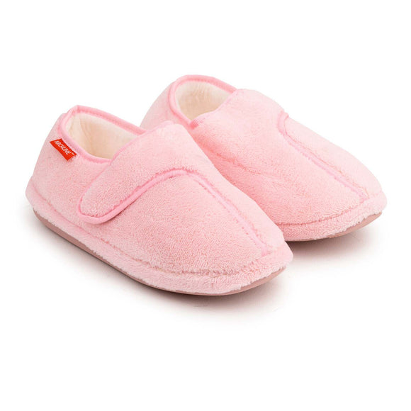 ARCHLINE Orthotic Plus Slippers Closed Scuffs Pain Relief Moccasins - Pink - EU 38
