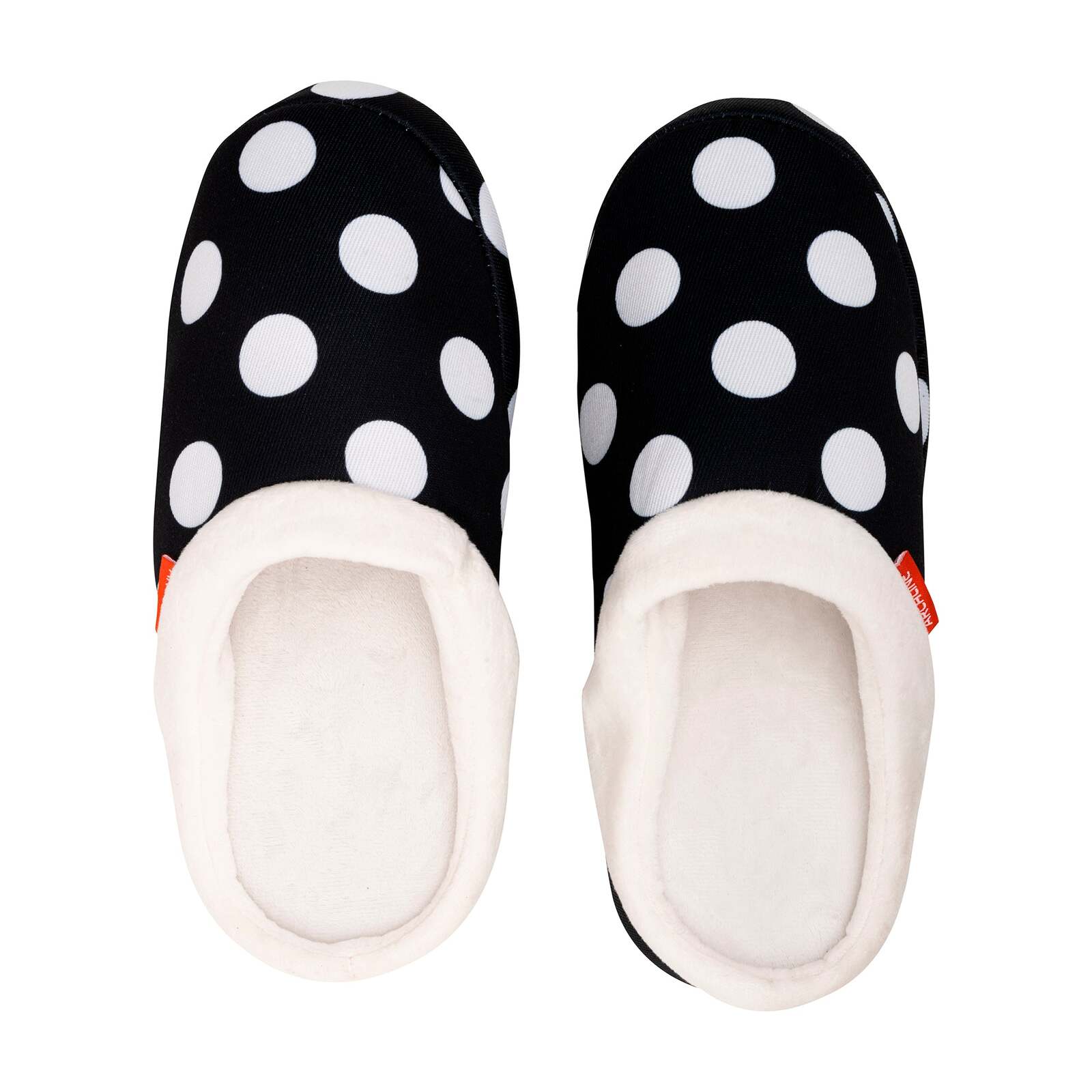 Men's Thongs & Sandals: ARCHLINE Orthotic Slippers Slip On Arch Scuffs Pain Relief Moccasins - Polka Dots - EU 40