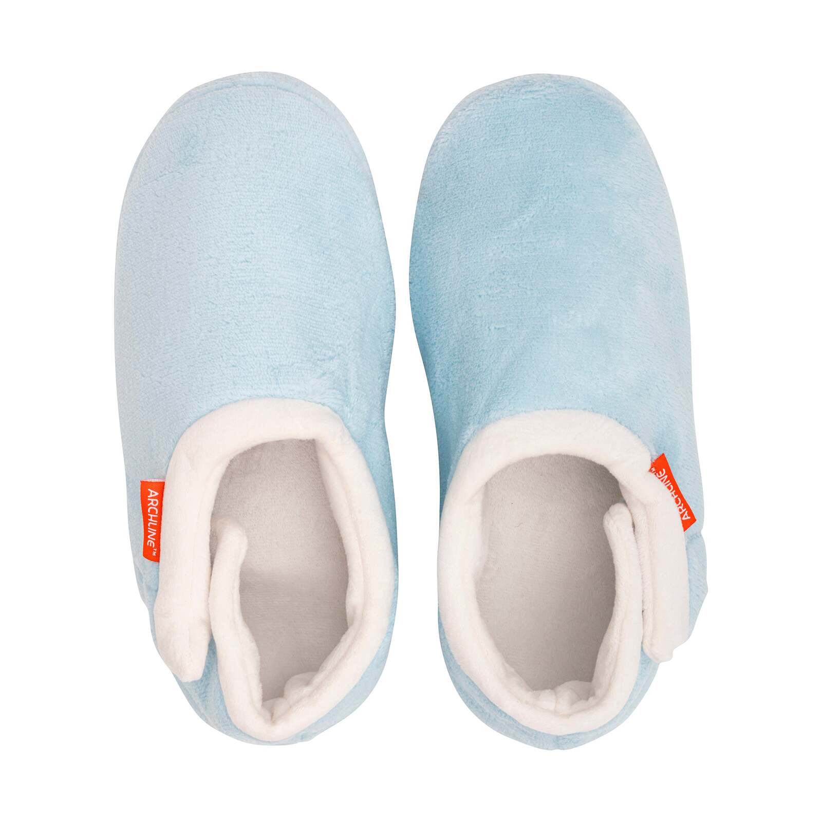 ARCHLINE Orthotic Slippers Closed Scuffs Pain Relief Moccasins - Sky Blue - EUR 41