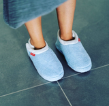 Women's Uggs & Slippers: ARCHLINE Orthotic Slippers Closed Scuffs Pain Relief Moccasins - Sky Blue - EUR 42