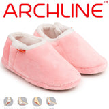 ARCHLINE Orthotic Slippers Closed Scuffs Pain Relief Moccasins - Pink - EUR 38