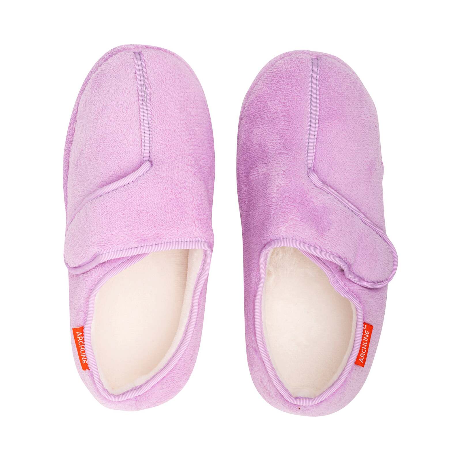 Women's Uggs & Slippers: ARCHLINE Orthotic Plus Slippers Closed Scuffs Pain Relief Moccasins - Lilac - EU 42