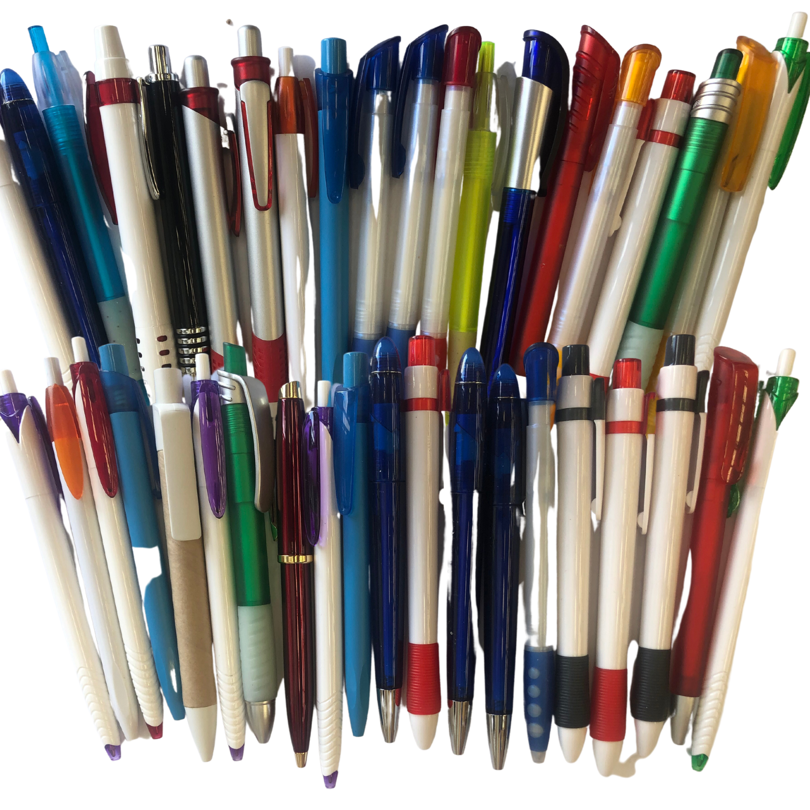 Pens & Pencils: 114x Ball Point Pen Gift School Office Business Ballpoint - ASSORTED BULK PACK