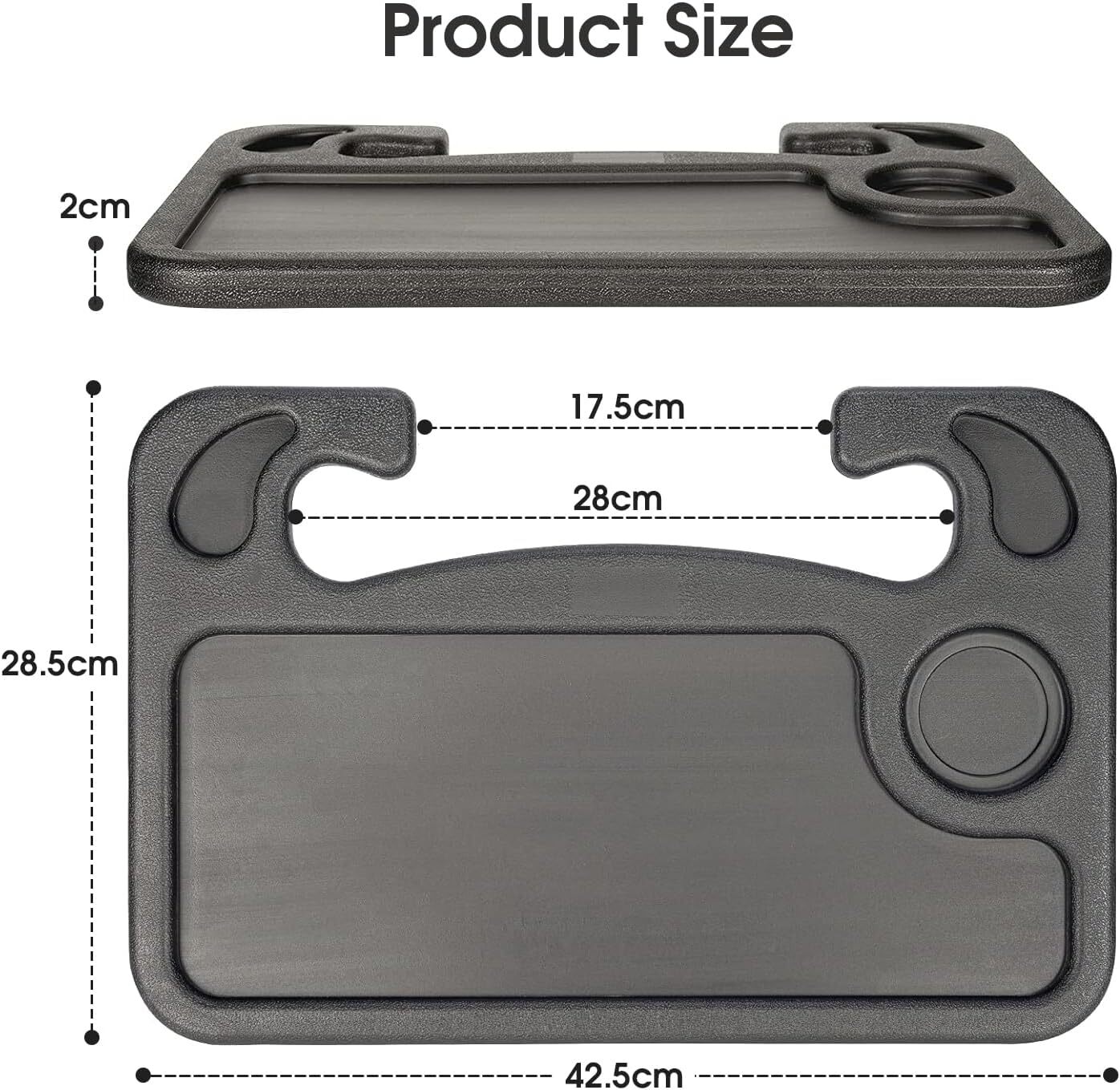 Computer Monitors & Accessories: Multi Function Handy Car Table Tray Stand Laptop Drink Holder Eating Food Desk