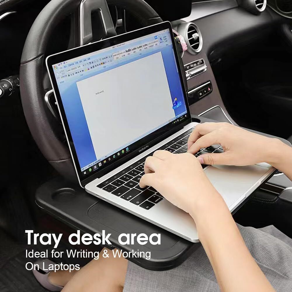 Computer Monitors & Accessories: Multi Function Handy Car Table Tray Stand Laptop Drink Holder Eating Food Desk